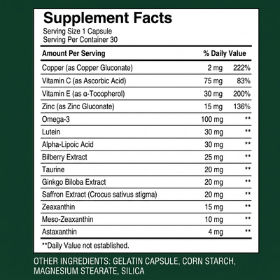 Velora Vision 14-IN-1 Advanced Eye Formula