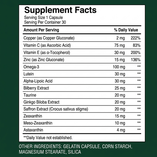 Velora Vision 14-IN-1 Advanced Eye Formula