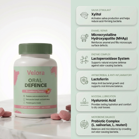 Velora Oral Defence Lozenges for Dry Mouth
